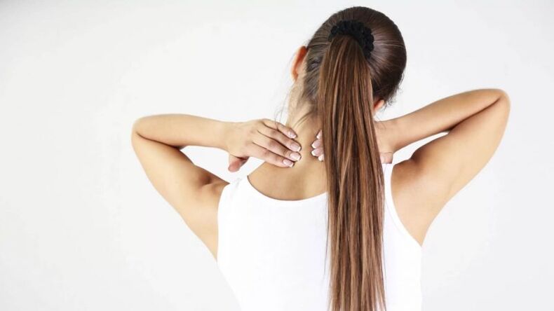 Nackenschmerzen aufgrund von Osteochondrose